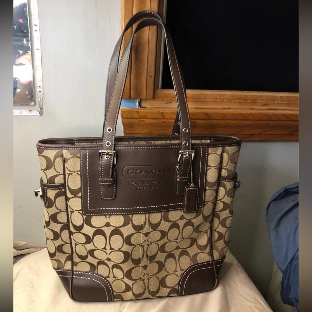 Coach y2k thin tote / purse